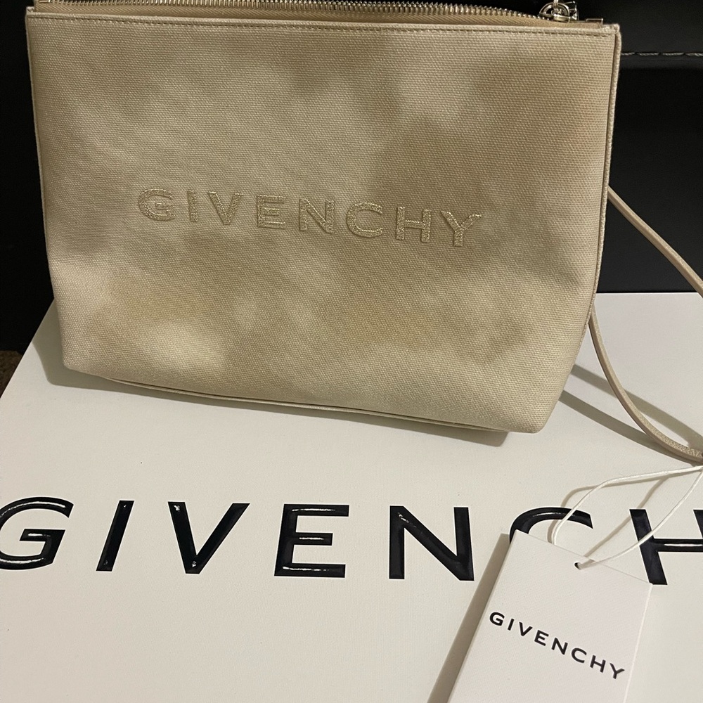 Givenchy Beige Cosmetic Bag